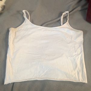 White crop top